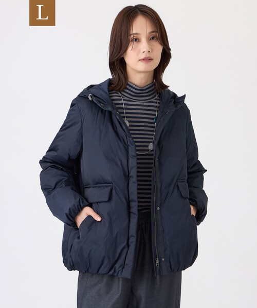 セール】【L】【グリーンダウン】ソフトサテンダウン（ダウン