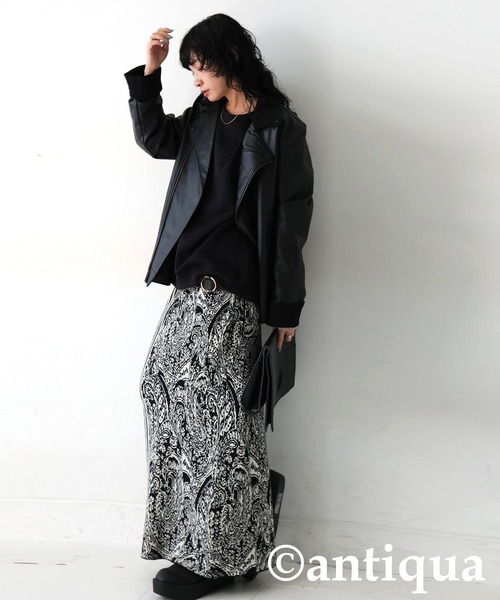 antiqua(アンティカ)の「裏起毛 プルオーバー(Tシャツ/カットソー・レディース・ブラック/杢グレー/グレー系その他/アイボリー・ONESIZE)」の11枚目の写真