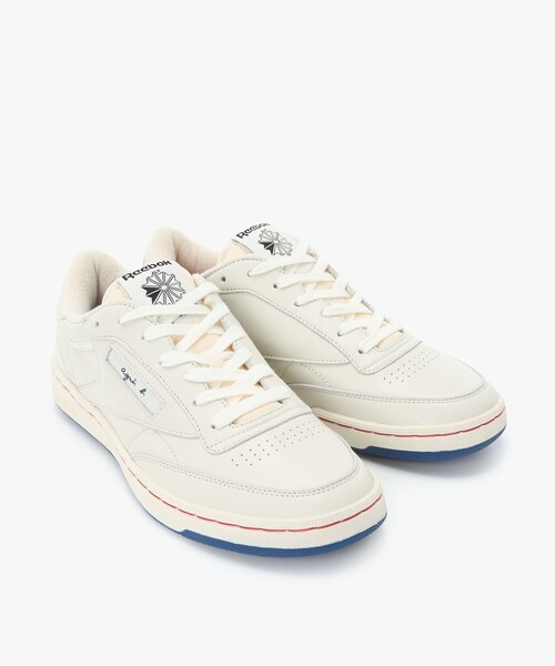 agnes b.(アニエスベー)の「agnes b. x Reebok リーボック CLUB C 85 VINTAGE(スニーカー・レディース・マルチ・5.5/5/3.5/4.5/4/6)」の1枚目の写真