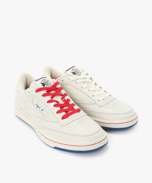 agnes b.(アニエスベー)の「agnes b. x Reebok リーボック CLUB C 85 VINTAGE(スニーカー・レディース・マルチ・5.5/5/3.5/4.5/4/6)」の2枚目の写真