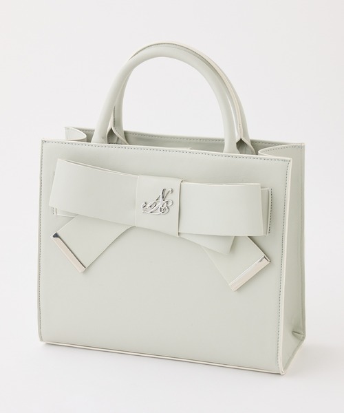 one after another NICE CLAUP(ワンアフターアナザーナイスクラップ)の「【WEB限定】リボントートバッグ(トートバッグ・レディース・ミント/アイボリー/ブラック/ピンクベージュ・FREE)」の6枚目の写真