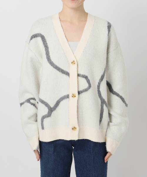 B.C STOCK ハンドニットカーディガン B.C STOCK（ベーセーストック） カーディガン 手洗い可 / WOOL混ニット