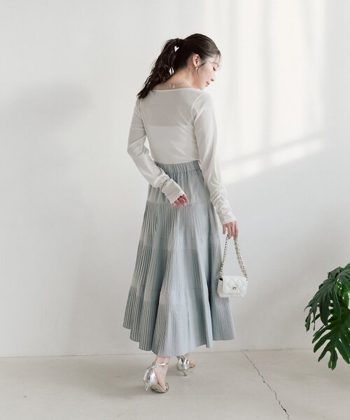 完売カラー再予約開始！】ドレープネックプルオーバー（Tシャツ