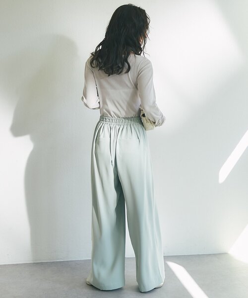 セール】【完売カラー再予約開始！】ドレープネックプルオーバー（T