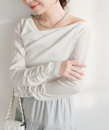 La boutique BonBon | 【3/27(金)12:00より完売カラー再予約開始！】ドレープネックプルオーバー(Tシャツ/カットソー)