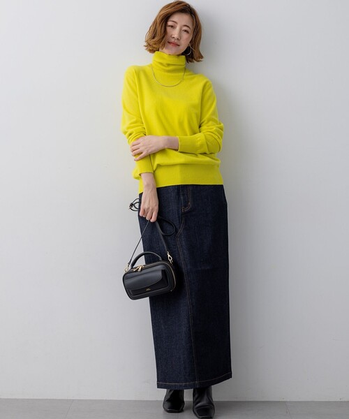 23区（ニジュウサンク）の「23区DENIM Iライン デニムスカート（デニムスカート・レディース・ネイビー系/ダルブルー系/スカイブルー系/ホワイト系・40/36/38）」の16枚目の写真