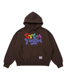 [STGM youth] COLOR HOODIE BRN