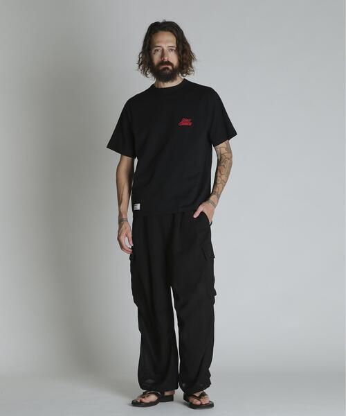 Schott(ショット)の「Schott/ショット/HEART LOGO Schott BROS. EMB. T-SHIRT/ハートロゴ ショットブロス 刺繍Tシャツ(Tシャツ/カットソー・メンズ・ネイビー/ブラック/ホワイト・M/2XL/XL/L)」の4枚目の写真