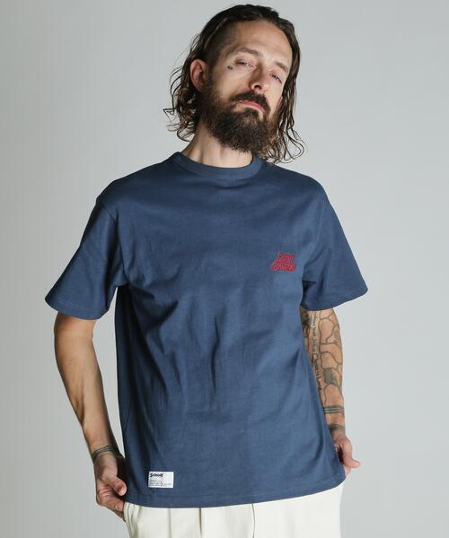 Schott(ショット)の「Schott/ショット/HEART LOGO Schott BROS. EMB. T-SHIRT/ハートロゴ ショットブロス 刺繍Tシャツ(Tシャツ/カットソー・メンズ・ネイビー/ブラック/ホワイト・M/2XL/XL/L)」の16枚目の写真