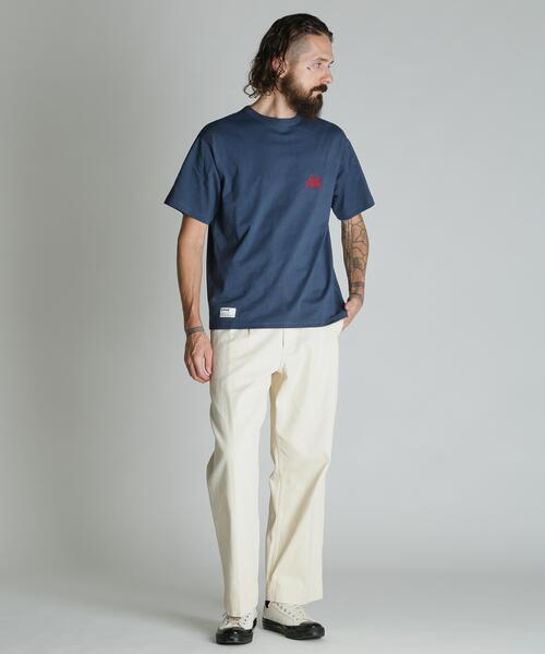 Schott(ショット)の「Schott/ショット/HEART LOGO Schott BROS. EMB. T-SHIRT/ハートロゴ ショットブロス 刺繍Tシャツ(Tシャツ/カットソー・メンズ・ネイビー/ブラック/ホワイト・M/2XL/XL/L)」の17枚目の写真