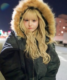 GALFY（ガルフィー）の「GA×GALFY-安定の別注フードにファーブルゾン（ブルゾン）」