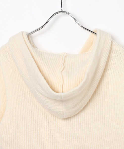 3.3 Field Trip （3.3フィールドトリップ）の「3.3 Field Trip／ボタンフード付きベスト（ベスト・レディース・ブラック/アイボリー/グレー・FREE）」の20枚目の写真