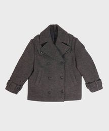 DARED（デェアド）の「DECON WOOL STRAP PEACOAT（チェスターコート）」