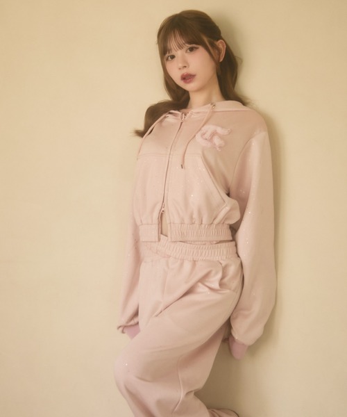 ファーロゴラメスウェットパーカー（パーカー）｜TITTY&CO.（ティ