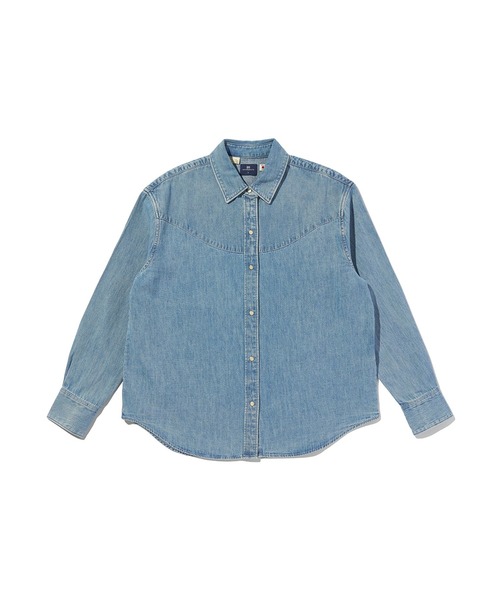 Levi's(リーバイス)の「Levi's/リーバイス BLUETAB(TM) RIDER シャツ(シャツ/ブラウス・レディース・ブルー・XS/S/M)」の6枚目の写真