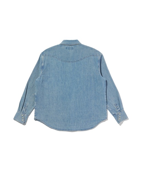 Levi's(リーバイス)の「Levi's/リーバイス BLUETAB(TM) RIDER シャツ(シャツ/ブラウス・レディース・ブルー・XS/S/M)」の7枚目の写真