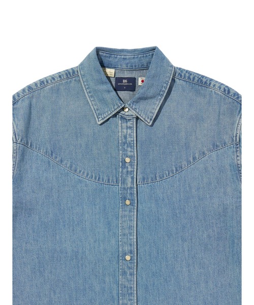 Levi's(リーバイス)の「Levi's/リーバイス BLUETAB(TM) RIDER シャツ(シャツ/ブラウス・レディース・ブルー・XS/S/M)」の8枚目の写真