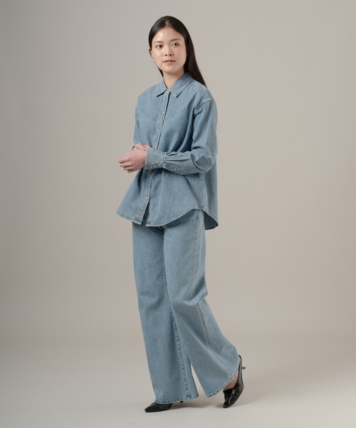 Levi's(リーバイス)の「Levi's/リーバイス BLUETAB(TM) RIDER シャツ(シャツ/ブラウス・レディース・ブルー・XS/S/M)」の13枚目の写真