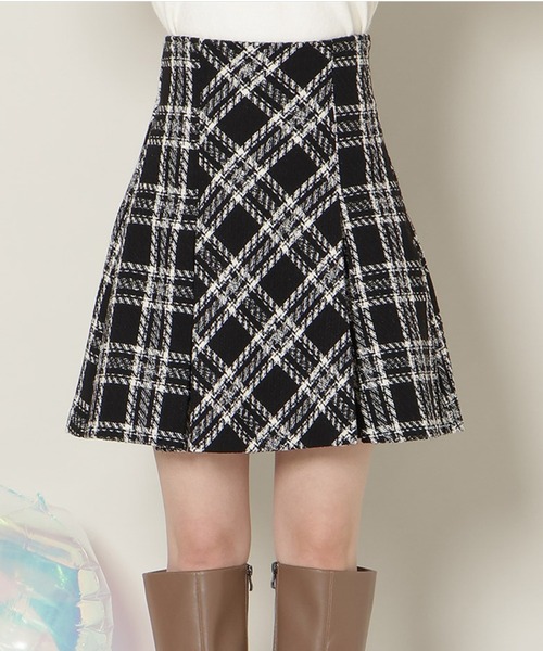 WILLSELECTION(ウィルセレクション)の「【New Year's Item】ボックスプリーツミニスカート(スカート・レディース・グレー系その他/ホワイト系その他/ブラック系その他・FREE)」の2枚目の写真