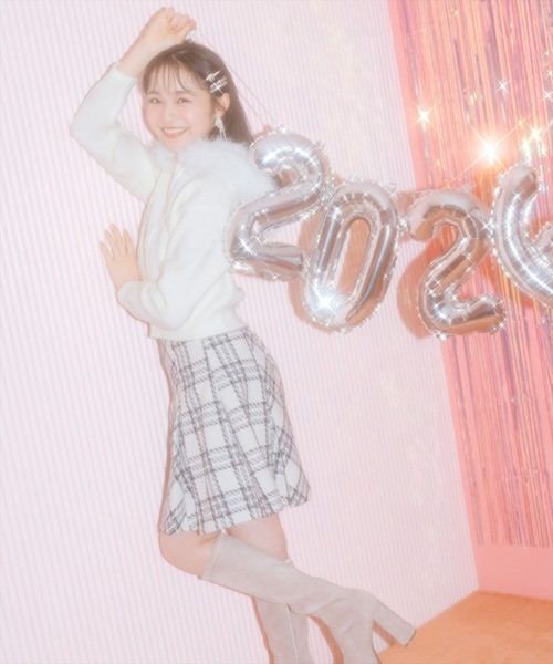 WILLSELECTION(ウィルセレクション)の「【New Year's Item】ボックスプリーツミニスカート(スカート・レディース・グレー系その他/ホワイト系その他/ブラック系その他・FREE)」の6枚目の写真