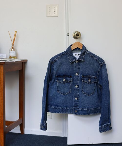 le.coeur blanc（ルクールブラン）の「HealthyDENIMヘルシーデニムDatesBigjacket（デニムジャケット・レディース・ブルー・38）」の2枚目の写真