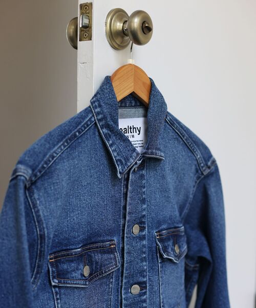 le.coeur blanc（ルクールブラン）の「HealthyDENIMヘルシーデニムDatesBigjacket（デニムジャケット・レディース・ブルー・38）」の3枚目の写真
