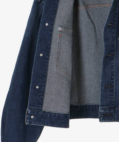 le.coeur blanc（ルクールブラン）の「HealthyDENIMヘルシーデニムDatesBigjacket（デニムジャケット・レディース・ブルー・38）」の4枚目の写真