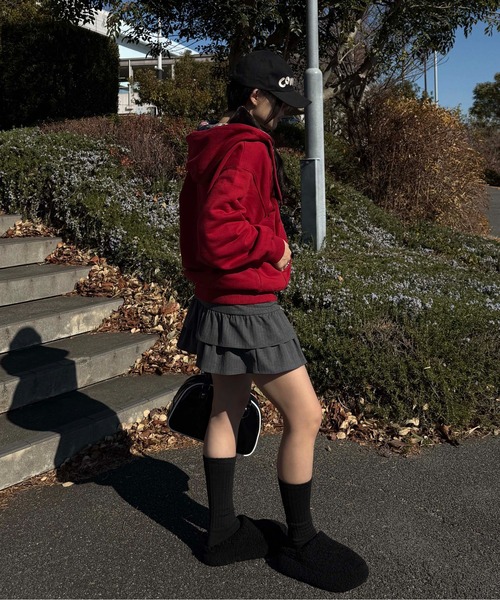 sedacle(セダクル)の「リバーシブルチェックジップパーカー(パーカー・メンズ・グレー/ベージュ/レッド・SMALL/MEDIUM/LARGE)」の6枚目の写真
