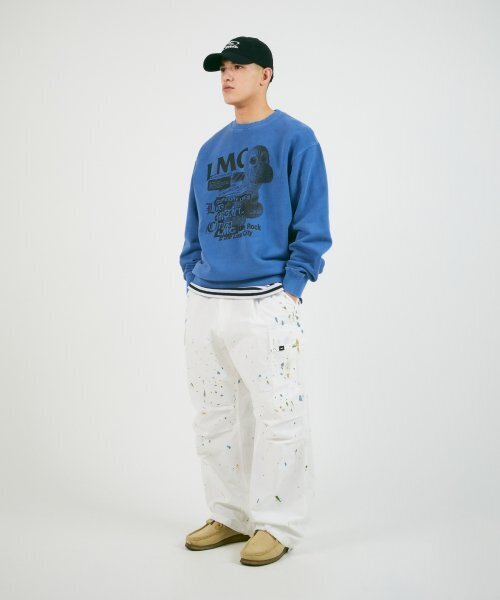 LMCの「OVERDYED DINO SWEATSHIRT dark pink（スウェット・レディース・その他・L/M/S/XL）」の2枚目の写真