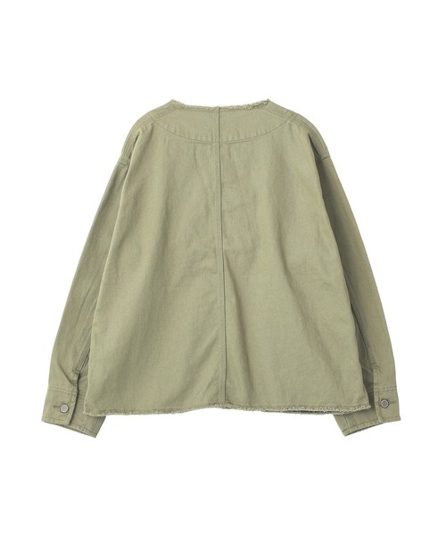 earth music&ecology（アースミュージックアンドエコロジー）の「ノーカラーカバーオール（カバーオール・レディース・ライトグリーン・FREE）」の13枚目の写真