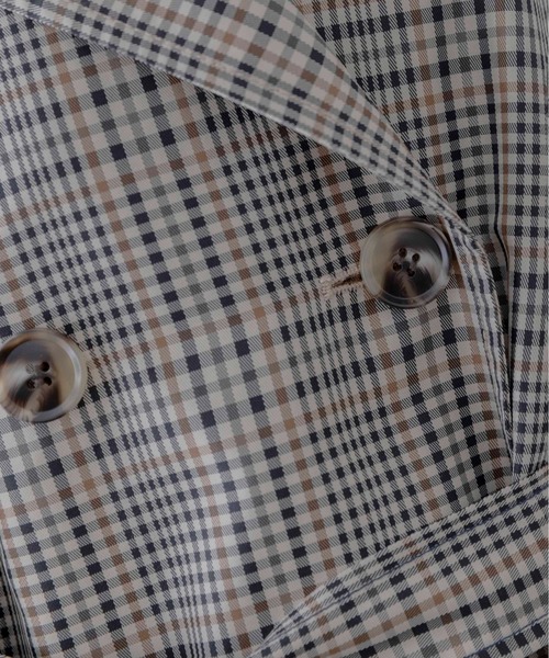 Eimee Law（エイミーロウ）の「ハーフスリーブ ミドル丈トレンチコート（トレンチコート・レディース・ベージュ/カーキ/ダークグレー・FREE）」の14枚目の写真