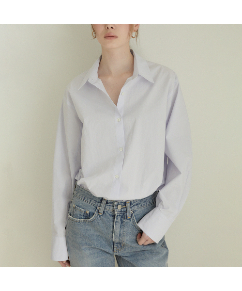LARGO(ラルゴ)の「Loose fit shirt (lavender)(シャツ/ブラウス・レディース・その他・FREE)」の1枚目の写真