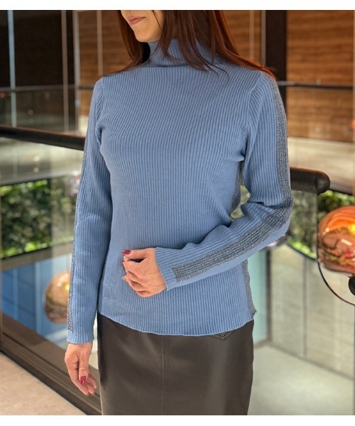 セール】【PaulineBleu/ポリーヌブロー】サイドラメラインタートル