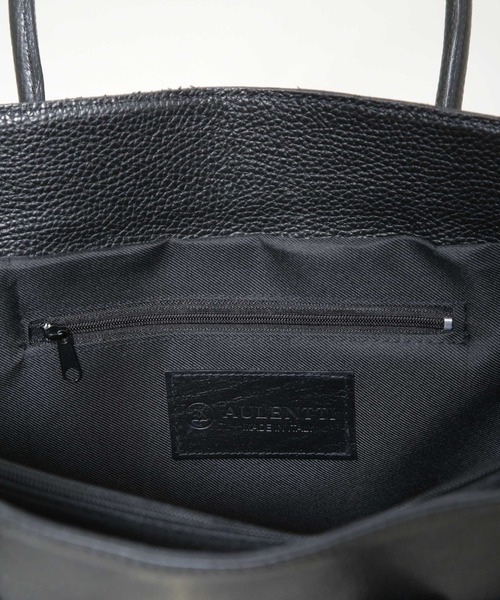 AULENTTI（オウレンティ）の「AULENTTI/レザーターンロックモチーフビッグトート（トートバッグ・レディース・ブラック・FREE）」の10枚目の写真