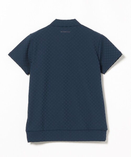 BEAMS GOLF(ビームスゴルフ)の「PURPLE LABEL / バスケット ジャカード編み モックネックシャツ(スウェット・レディース・ホワイト/ネイビー・LARGE/SMALL/MEDIUM)」の16枚目の写真