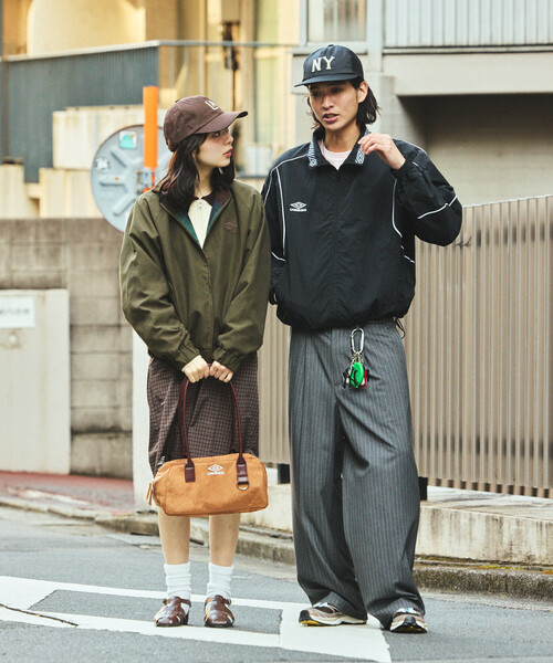 長袖シャツ FREAK'S STORE×UMBRO UMBRO × FREAK'S STORE/アンブロ 別注 STAND COLLAR BLOUSON/ スタンド