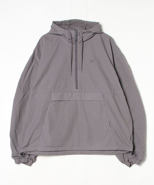 Champion（チャンピオン）の「【Champion/チャンピオン】直営限定コレクション メンズ フーデッドアノラックジャケット（その他アウター・メンズ・グレー系その他4/グレー系1/ブラック系その他・MEDIUM/SMALL/X-LARGE/LARGE）」の3枚目の写真