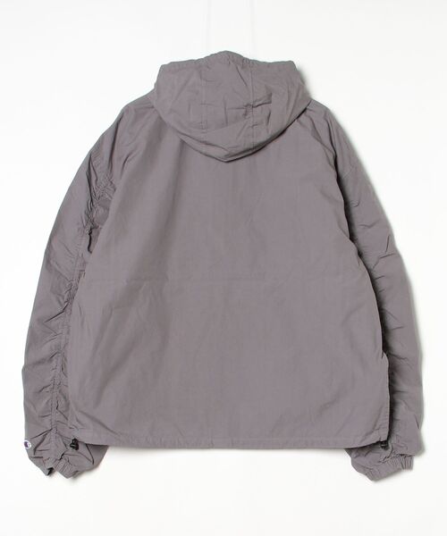 Champion（チャンピオン）の「【Champion/チャンピオン】直営限定コレクション メンズ フーデッドアノラックジャケット（その他アウター・メンズ・グレー系その他4/グレー系1/ブラック系その他・MEDIUM/SMALL/X-LARGE/LARGE）」の4枚目の写真