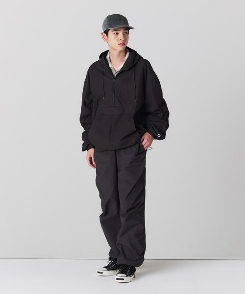 Champion（チャンピオン）の「【Champion/チャンピオン】直営限定コレクション メンズ フーデッドアノラックジャケット（その他アウター・メンズ・グレー系その他4/グレー系1/ブラック系その他・MEDIUM/SMALL/X-LARGE/LARGE）」の11枚目の写真