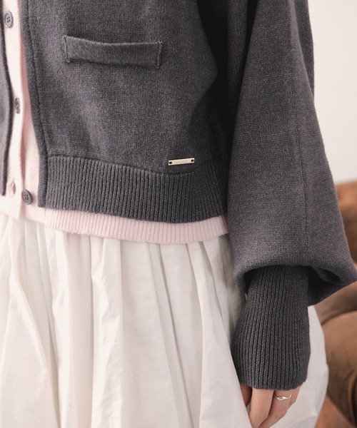 layered design cardigan / レイヤードデザインカーディガン