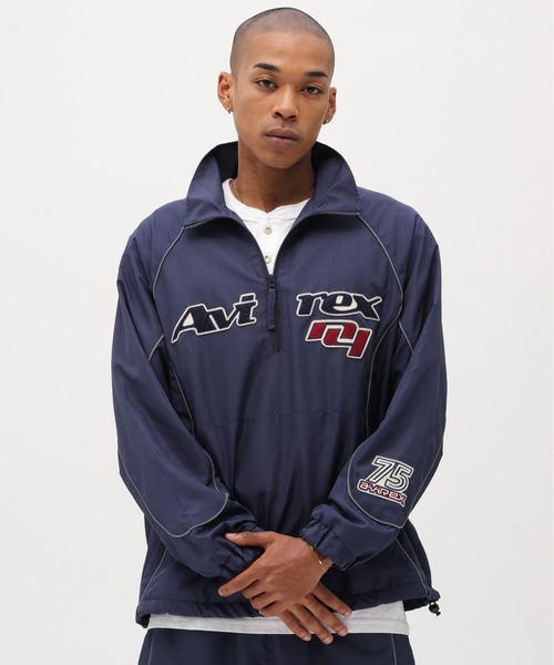 AVIREX（アヴィレックス）の「《直営店限定》"GOALERS" ANORAK / ゴーラーズ アノラック / AVIREX / アヴィレックス（マウンテンパーカー・メンズ・グレー/ネイビー・X-LARGE/MEDIUM/LARGE）」の9枚目の写真