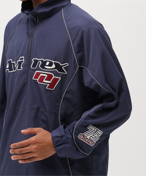 AVIREX（アヴィレックス）の「《直営店限定》"GOALERS" ANORAK / ゴーラーズ アノラック / AVIREX / アヴィレックス（マウンテンパーカー・メンズ・グレー/ネイビー・X-LARGE/MEDIUM/LARGE）」の14枚目の写真