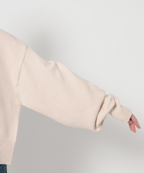 LOWRYS FARM（ローリーズファーム）の「ポロニットLS 648065（ニット/セーター・レディース・イエロー/アイボリー/ブラウン/グレー・FREE）」の10枚目の写真