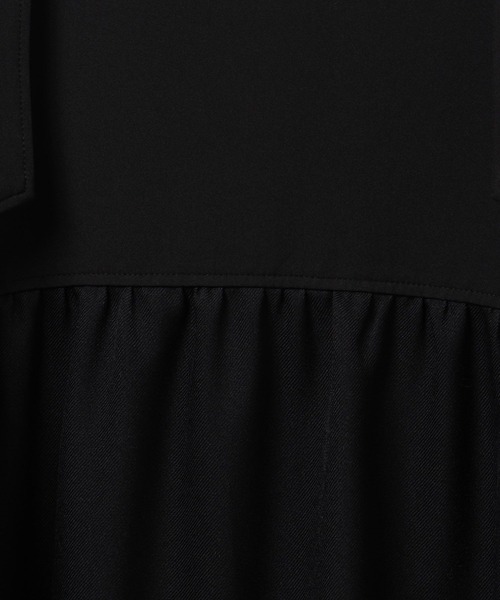 LEPSIM（レプシィム）の「異素材ジャンスカ　634557（ジャンパースカート・レディース・チャコールグレー/ブラウン/ブラック・FREE）」の4枚目の写真