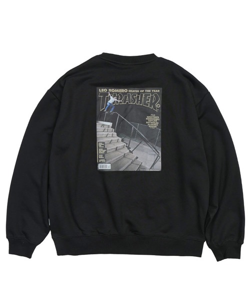 THRASHER(スラッシャー)の「THRASHER (スラッシャー) バックプリント スウェット トレーナー マガジン柄 綿使用 メンズ レディース(スウェット・メンズ・グレー/ブラウン/ブラック・L/M/LL)」の2枚目の写真