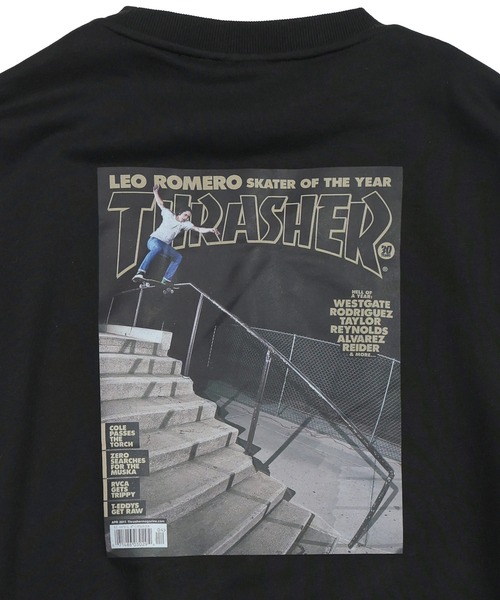 THRASHER(スラッシャー)の「THRASHER (スラッシャー) バックプリント スウェット トレーナー マガジン柄 綿使用 メンズ レディース(スウェット・メンズ・グレー/ブラウン/ブラック・L/M/LL)」の6枚目の写真