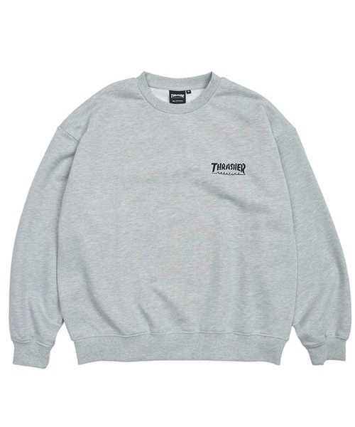 THRASHER(スラッシャー)の「THRASHER (スラッシャー) バックプリント スウェット トレーナー マガジン柄 綿使用 メンズ レディース(スウェット・メンズ・グレー/ブラウン/ブラック・L/M/LL)」の11枚目の写真