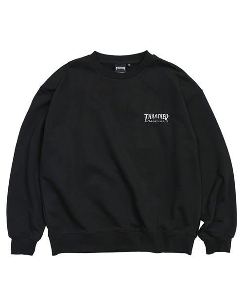 THRASHER(スラッシャー)の「THRASHER (スラッシャー) バックプリント スウェット トレーナー マガジン柄 綿使用 メンズ レディース(スウェット・メンズ・グレー/ブラウン/ブラック・L/M/LL)」の9枚目の写真