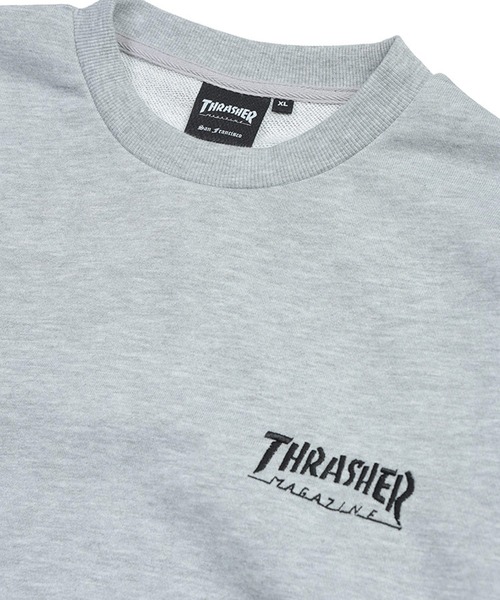 THRASHER(スラッシャー)の「THRASHER (スラッシャー) バックプリント スウェット トレーナー マガジン柄 綿使用 メンズ レディース(スウェット・メンズ・グレー/ブラウン/ブラック・L/M/LL)」の13枚目の写真