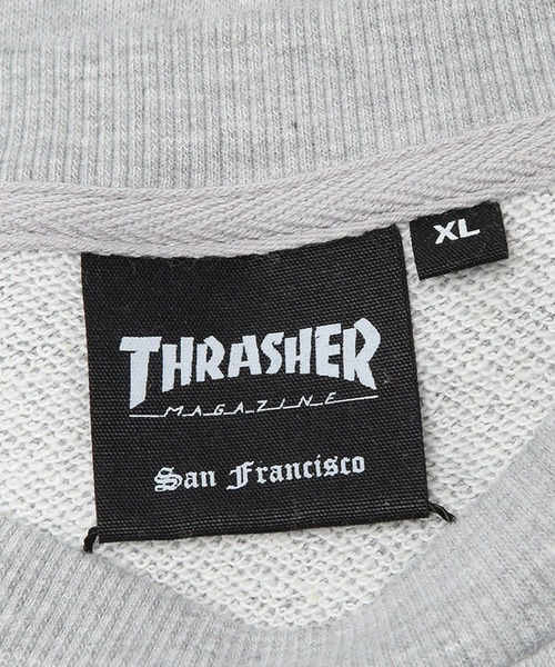 THRASHER(スラッシャー)の「THRASHER (スラッシャー) バックプリント スウェット トレーナー マガジン柄 綿使用 メンズ レディース(スウェット・メンズ・グレー/ブラウン/ブラック・L/M/LL)」の16枚目の写真